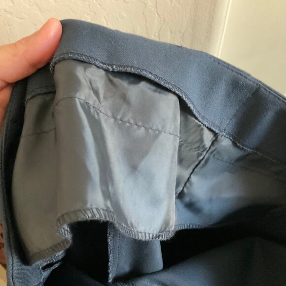 Boston Proper Straight Leg Career Business Dress Pants - Navy Blue - 14L - NEW - Picture 7 of 8
